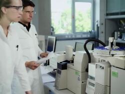 Laboratory work Stock Footage