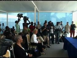 EU Development Minister visits Haiti, meets Preval to offer aid News Clip