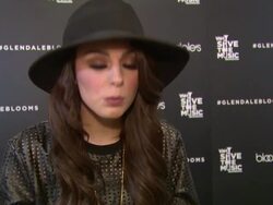 CAPSULE CHYRON - Bloomingdale's Celebrates Glendale Opening To Benefit VH1 Save The Music Foundation, Glendale, CA, 11/06/13 Stock Footage