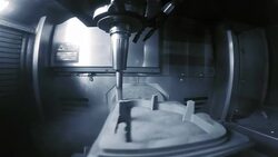 CU CNC Milling Process Stock Footage