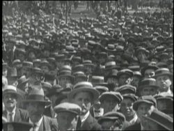 An auction buyer pays a jobless man during the Great Depression. News Clip