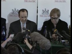 Kevin Spacey, Elton  John &amp; Richard Attenborough at the Old Vic News Clip