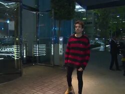 Nick Grimshaw at Mondrian Hotel - Launch Party Stock Footage