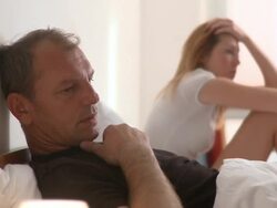 Painful Silence Stock Footage