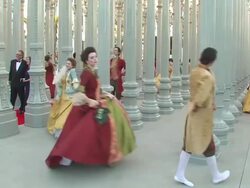 ATMOSPHERE: LACMA Presents 'The Unmasking' at the LACMA Presents 'The Unmasking' at Los Angeles CA. (Footage by WireImage Video/GettyImages) Stock Footage