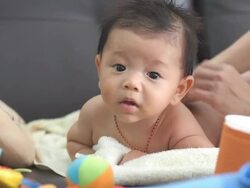 Baby care Stock Footage