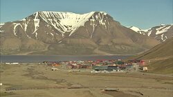 Longyearbyen Township Stockshots News Clip