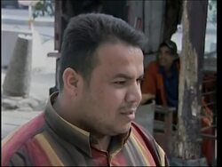 Locals comment on Zarqawi claims, US humvee damaged by bomb News Clip