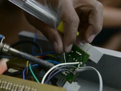 soldering iron Stock Footage