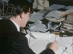 The Living City, 1970, part 6 - The London Stock Exchange Stock Footage