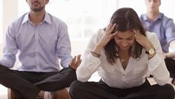 Stress in the Workplace Stock Footage