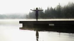 Senior Woman living an active lifestyle Stock Footage