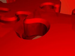 Red Puzzle Stock Footage