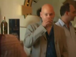 Johnnie Walker Blue Gentlemen's Suite Celebration TV's Biggest Night Stock Footage