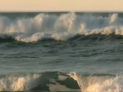 slow motion rolling waves Stock Footage
