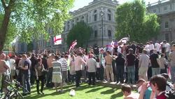 CLEAN : English Defence League protests News Clip