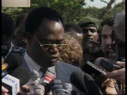 ZAIRE: KINSHASA: PEOPLE CELEBRATE END OF PRESIDENT MOBUTU'S RULE News Clip