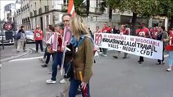 CLEAN : Protest in Rennes in last ditch bid to undo labour law News Clip