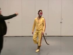 Acrobats, singers, contortionists and martial artists at Lincoln Center Festival "Monkey: Journey to the West" Stock Footage