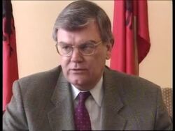 ALBANIA: US ENVOY ATWOOD KOSOVO CRISIS WARNING News Clip