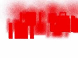 BAGGAGE : red (TRANSITION) Stock Footage