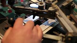 Engraving Stock Footage