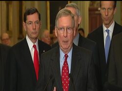 Senate Republicans criticized President Barack Obama's budget proposal. They say it doesn't go far enough in cutting spending and reducing the federal deficit. News Clip