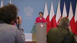 Changes in Polish Government Stock Footage