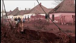Residents in red sludge town try to rebuild lives a month on News Clip