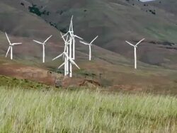 Wind Turbines Stock Footage