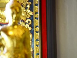 Gold buddha Stock Footage