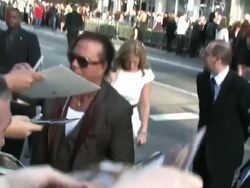 Mickey Rourke at the Iron Man 2 Premiere at El Captain Theater in Hollywood at the Celebrity Sightings in Los Angeles at Los Angeles CA. (Footage by WireImage Video/GettyImages) Stock Footage