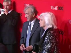 Elie Wiesel and guest at the 2010 Time 100 Gala Stock Footage