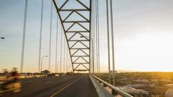 Portland Bridge Pedal Stock Footage