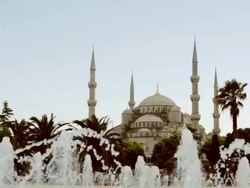 Blue Mosque-Sultan Ahmet Camii. Istanbul Stock Footage