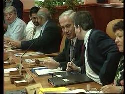 Israel/West Bank-Israeli cabinet meets/peace talks News Clip