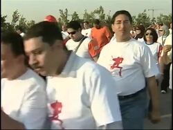 WFP backed event as part of Global Walk Against Hunger News Clip