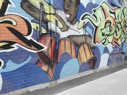 MS PAN Girl is skating on skateboard / Montreal, Quebec, Canada Stock Footage