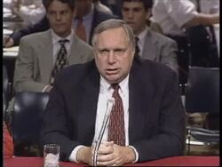 USA: WASHINGTON: THE WHITEWATER HEARINGS News Clip