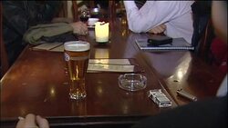 Smoking in Pub Archive Footage News Clip