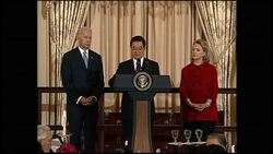 4:3 Hu and Obama meet business leaders; Clinton host lunch News Clip