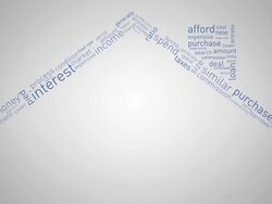 House and Mortgage Animation Stock Footage