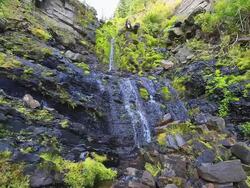Water fall in mountains Stock Footage