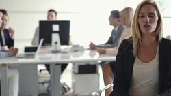 Business meeting 4k. Stock Footage