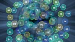 binary data in a cloud Stock Footage