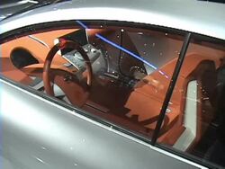 2004 Nissan Actic concept SUV montage Stock Footage