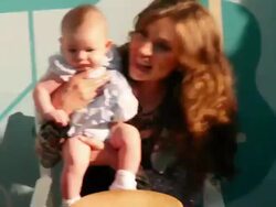 Thalia at Pampers' 'Mi Musica, Mi Herencia' event Stock Footage