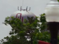 Water tower at The University of Oklahoma Stock Footage