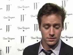 INTERVIEW: Armie Hammer on the Social Network's Critic's Choice win at the W Magazine Celebrates The Best Performances Issue And The Golden Globe Awards at Los Angeles CA. (Footage by WireImage Video/GettyImages) Stock Footage