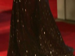 Allegra Riggio at the Sherlock Holmes: A Game Of Shadows: European Premiere at Empire Leicester Square on December 08, 2011 in London, England (Footage by WireImage Video/Getty Images) Stock Footage